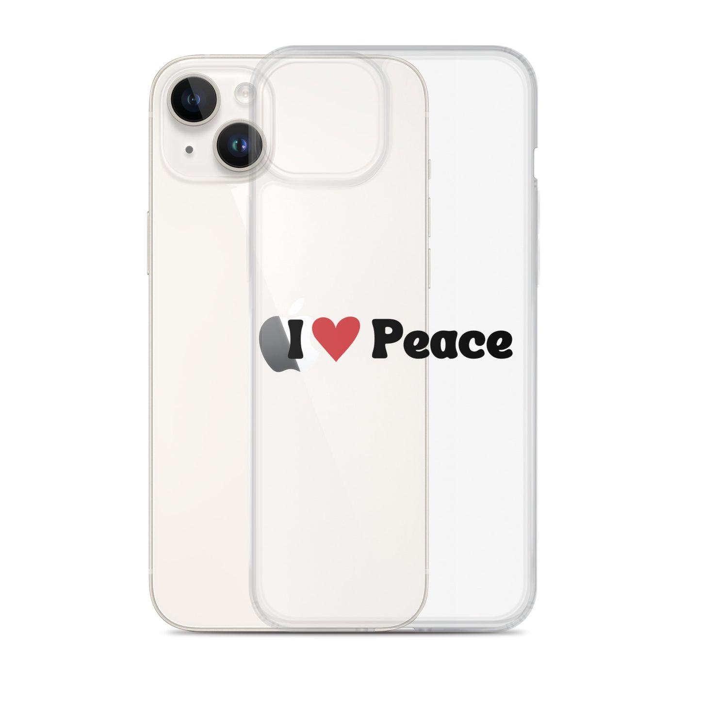 I love Peace Clear Case for iPhone®