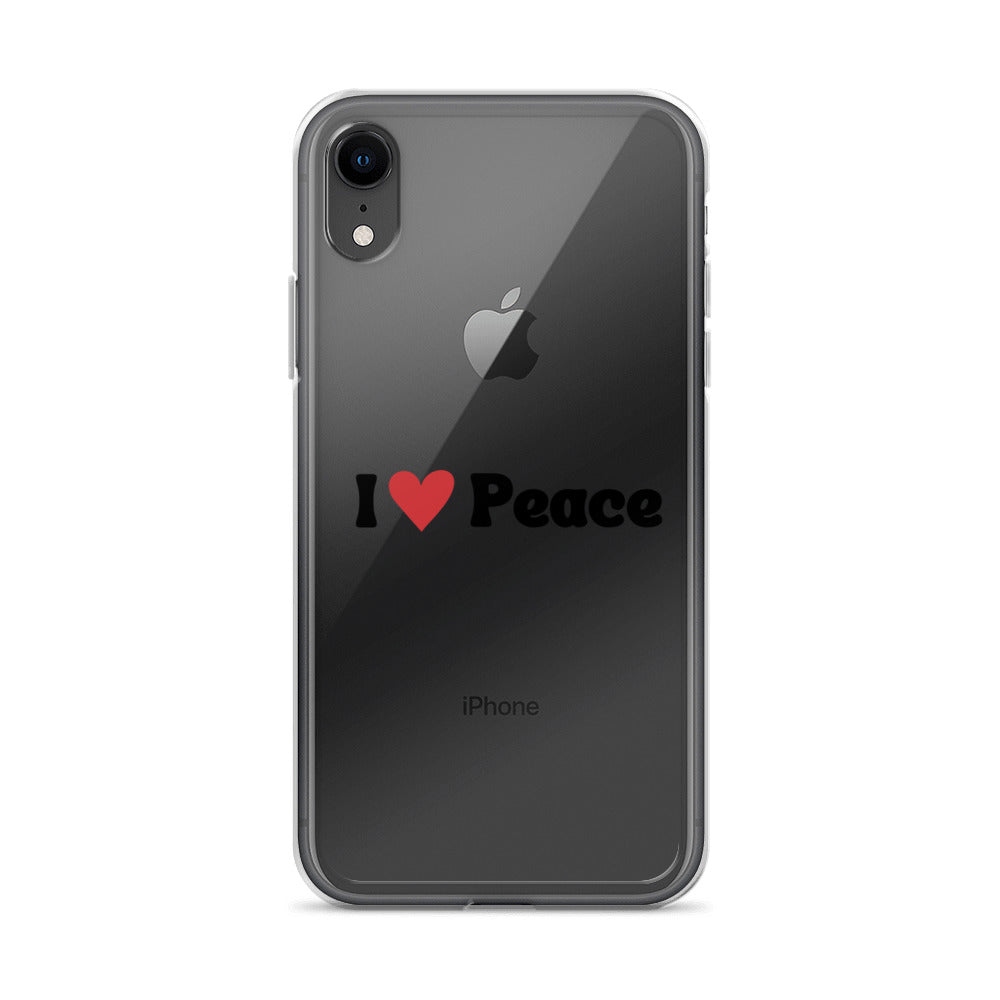 I love Peace Clear Case for iPhone®