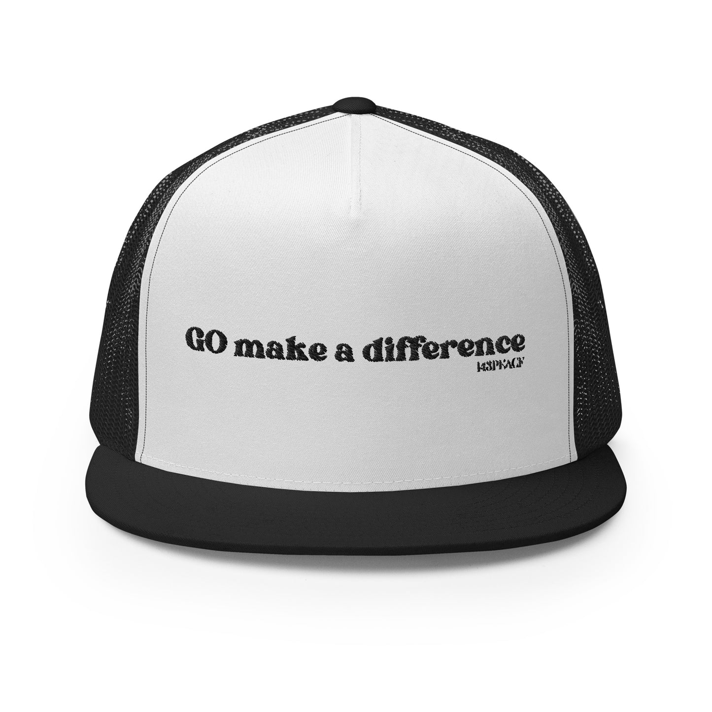 GO make a diffrence Trucker Cap