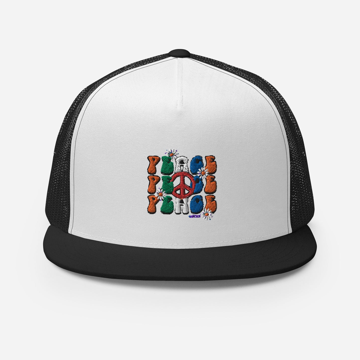 Peace x3 Trucker Cap