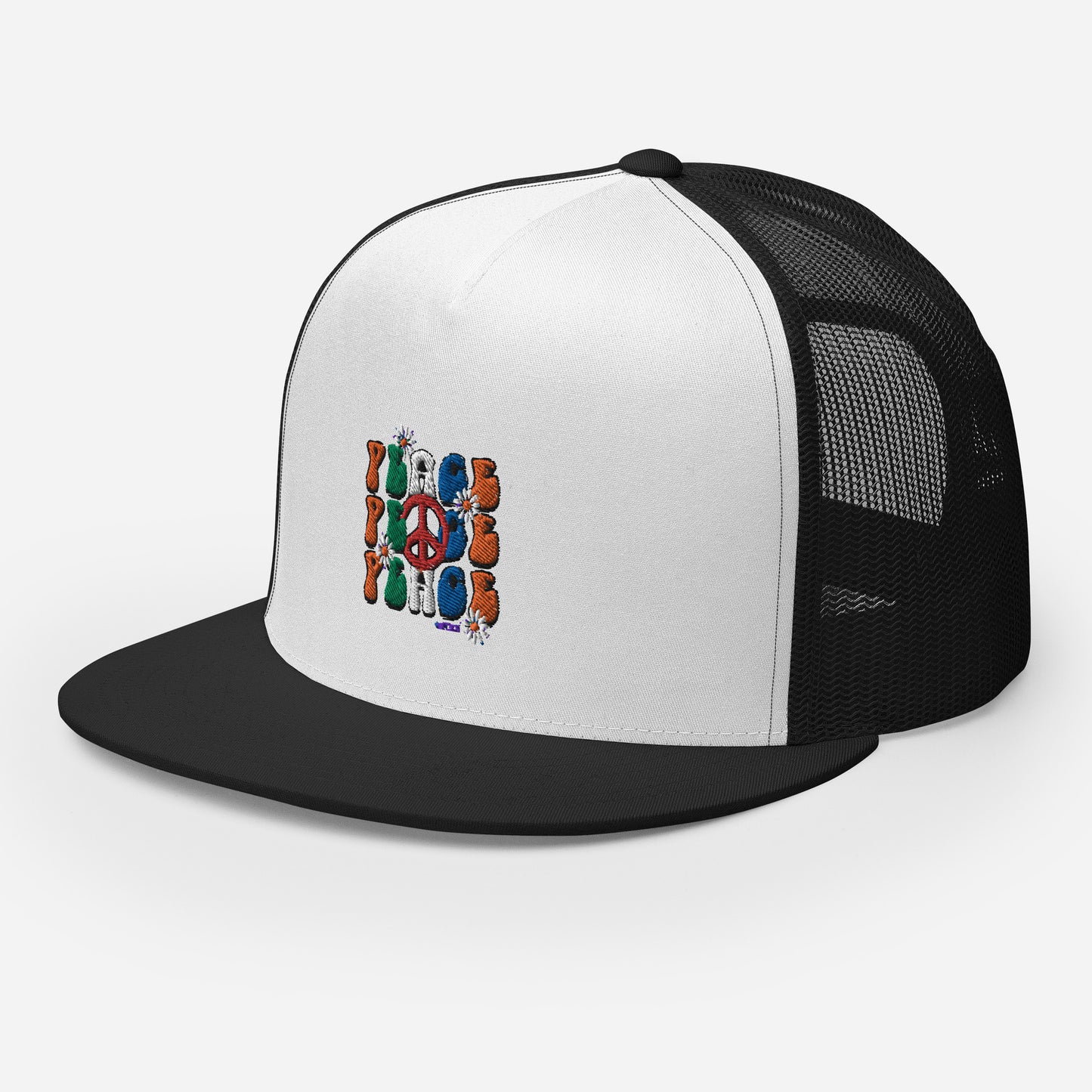 Peace x3 Trucker Cap