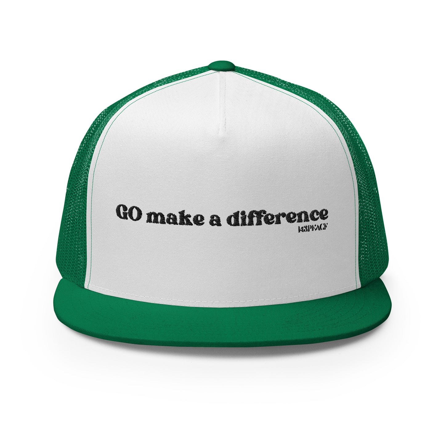 GO make a diffrence Trucker Cap