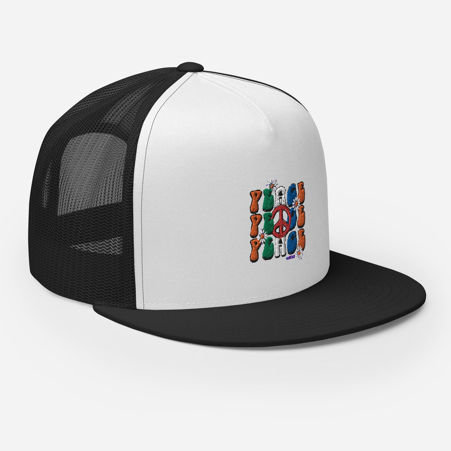 Peace x3 Trucker Cap
