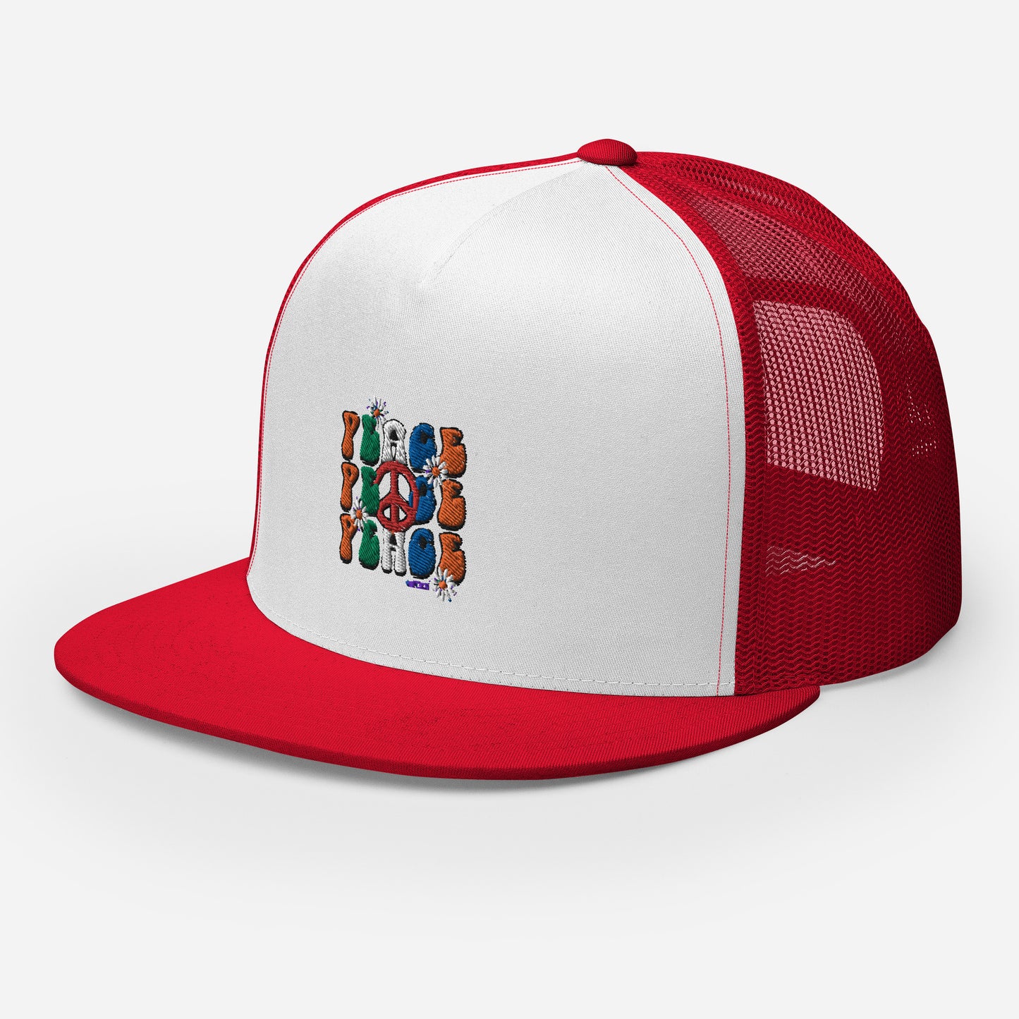 Peace x3 Trucker Cap