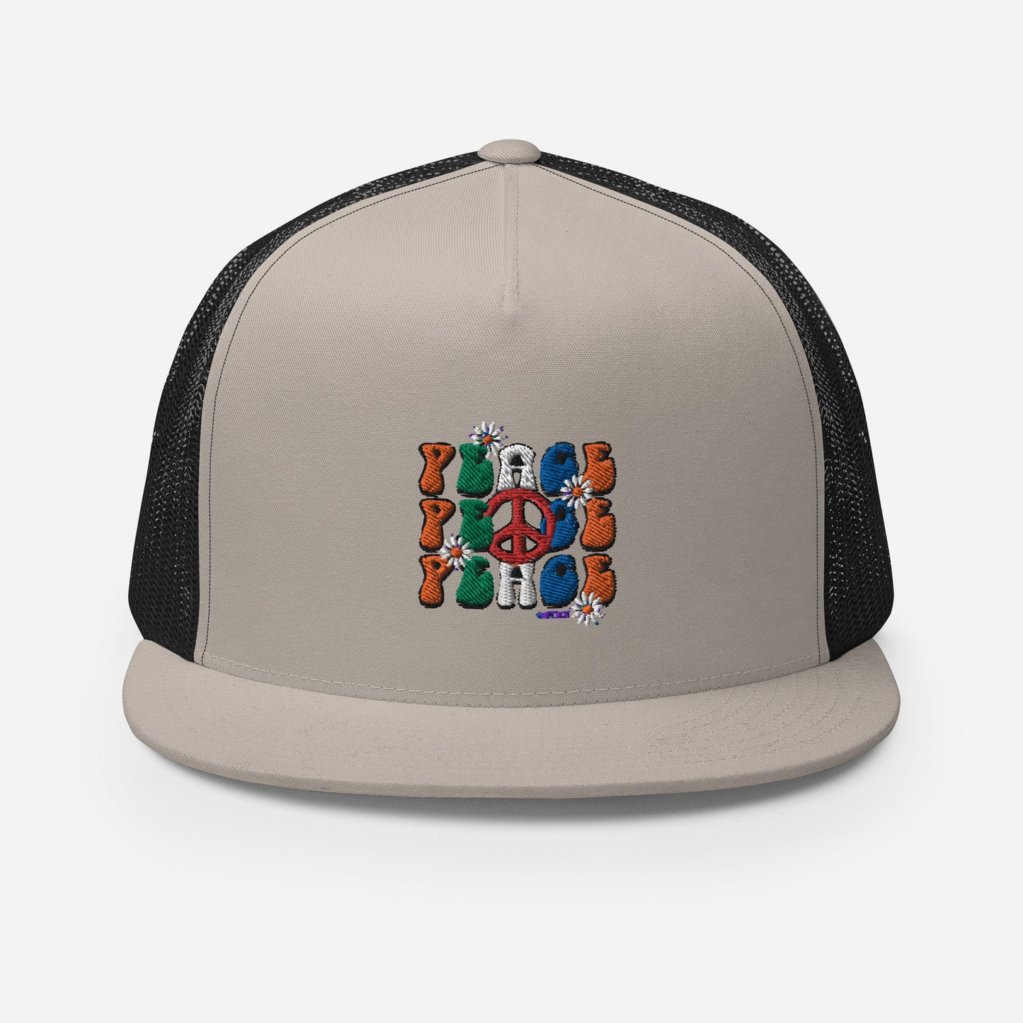 Peace x3 Trucker Cap