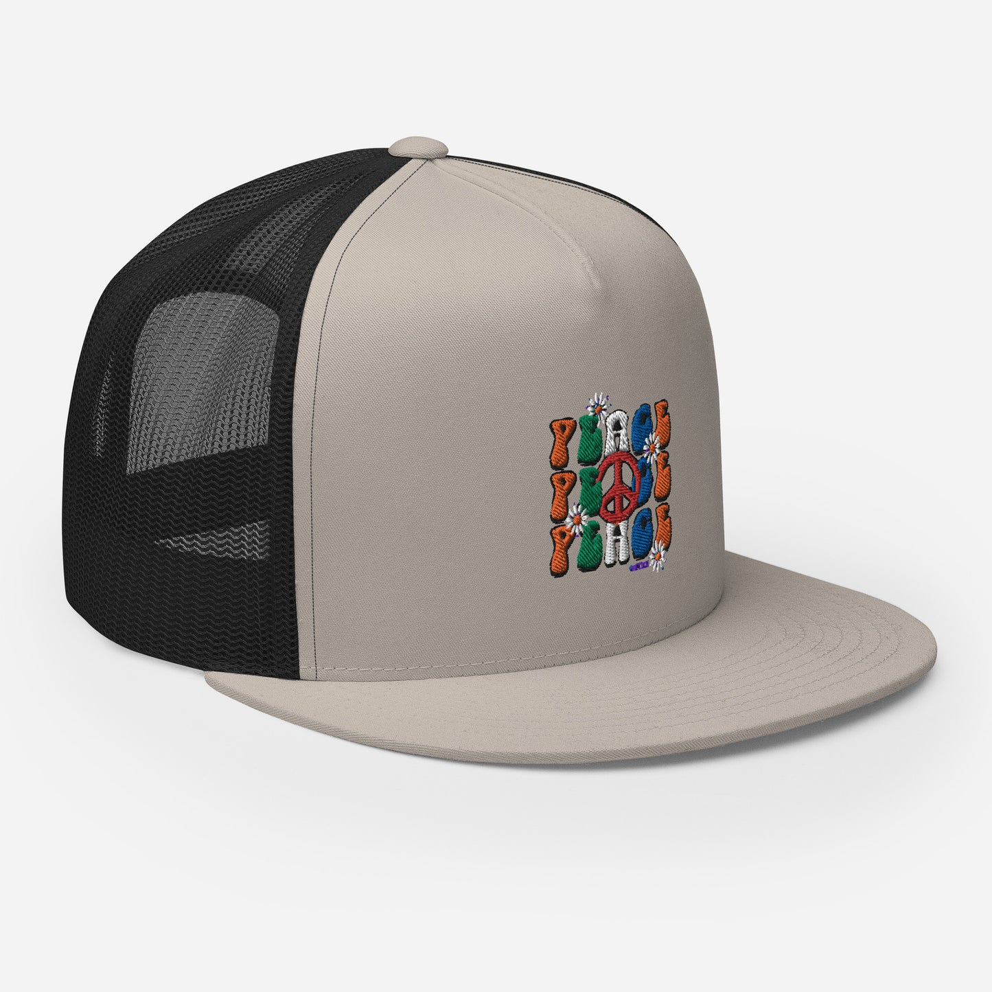 Peace x3 Trucker Cap