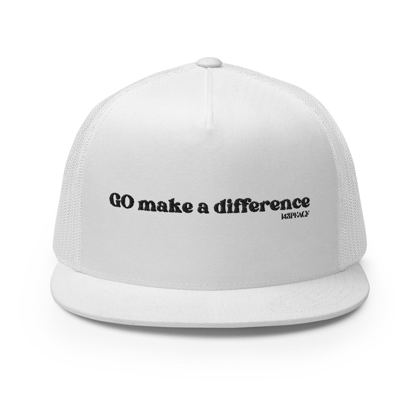 GO make a diffrence Trucker Cap