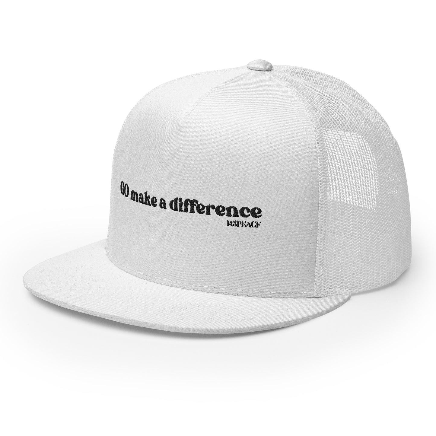 GO make a diffrence Trucker Cap