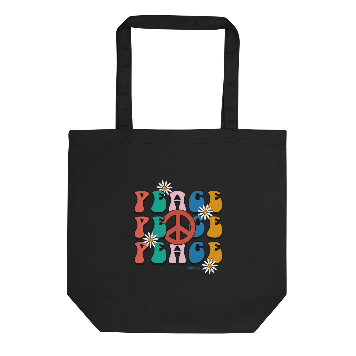 Peace x3 Eco Tote Bag