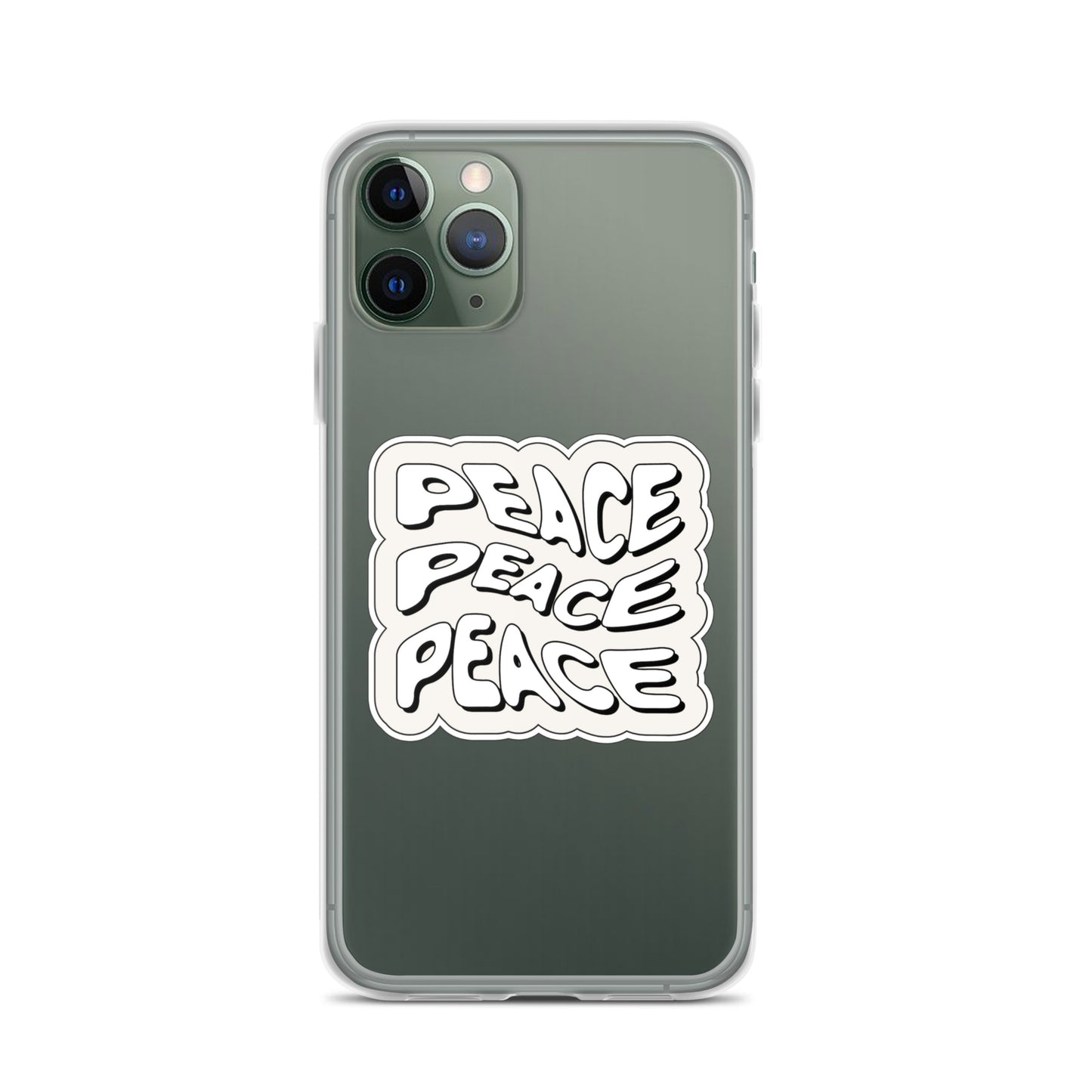 Peace x3 iPhone Case
