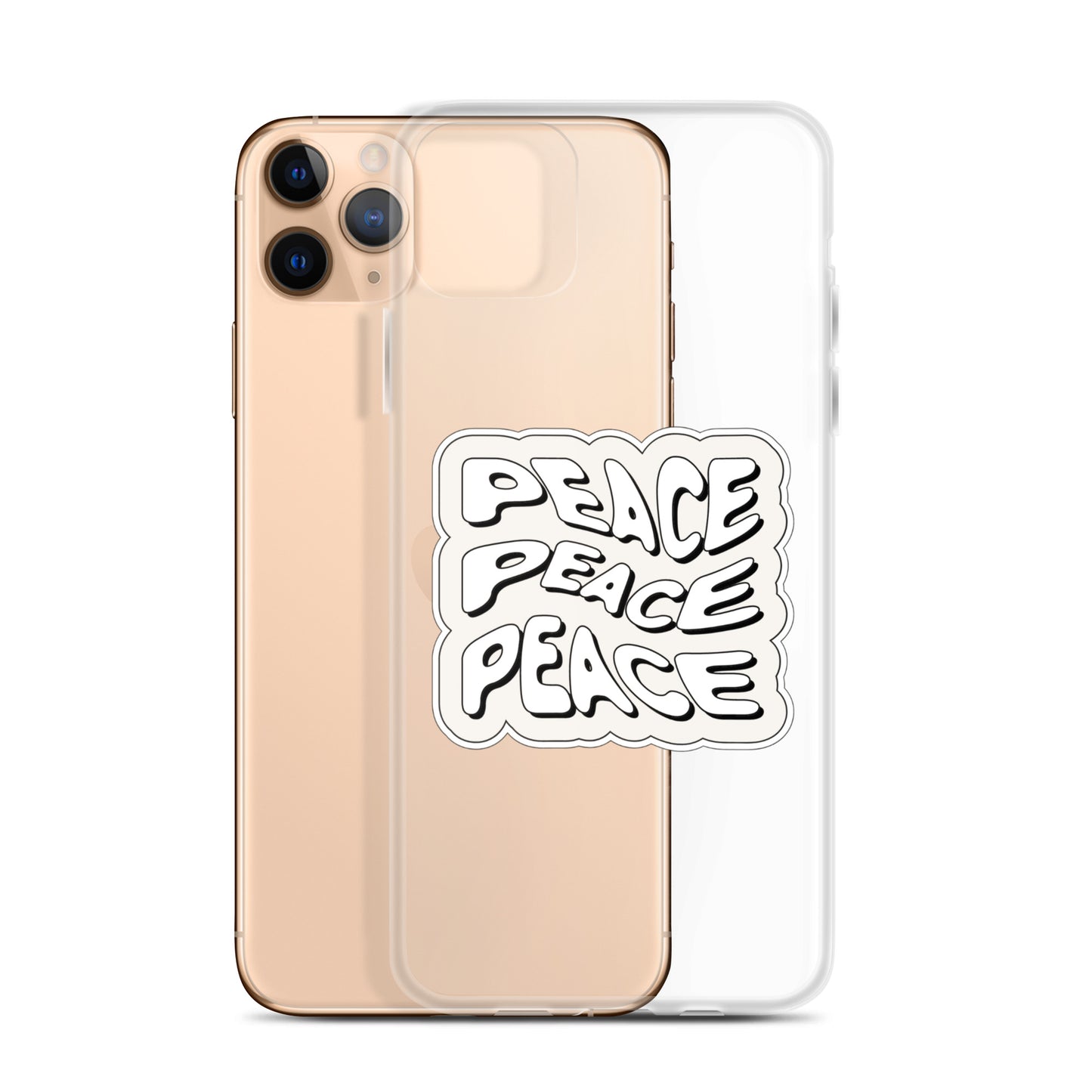Peace x3 iPhone Case