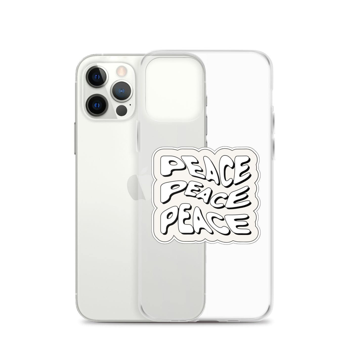 Peace x3 iPhone Case