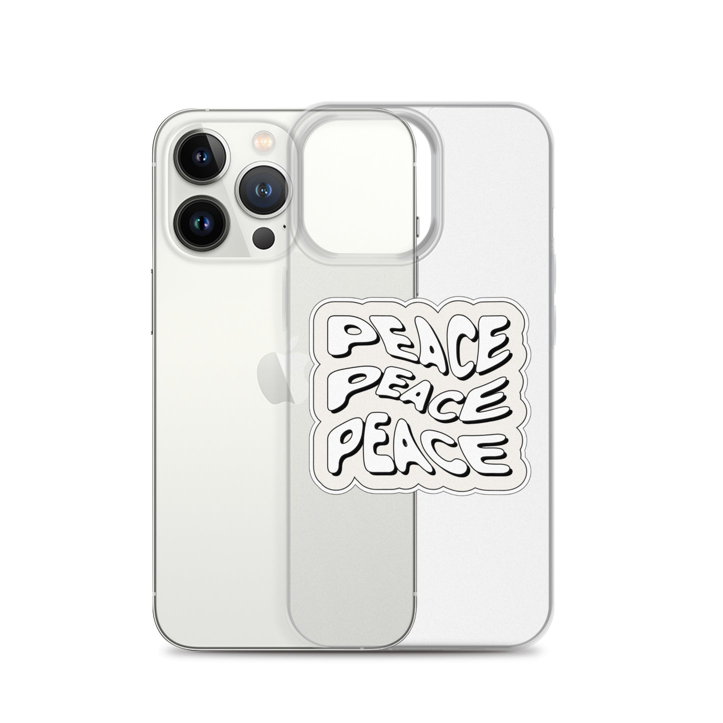 Peace x3 iPhone Case