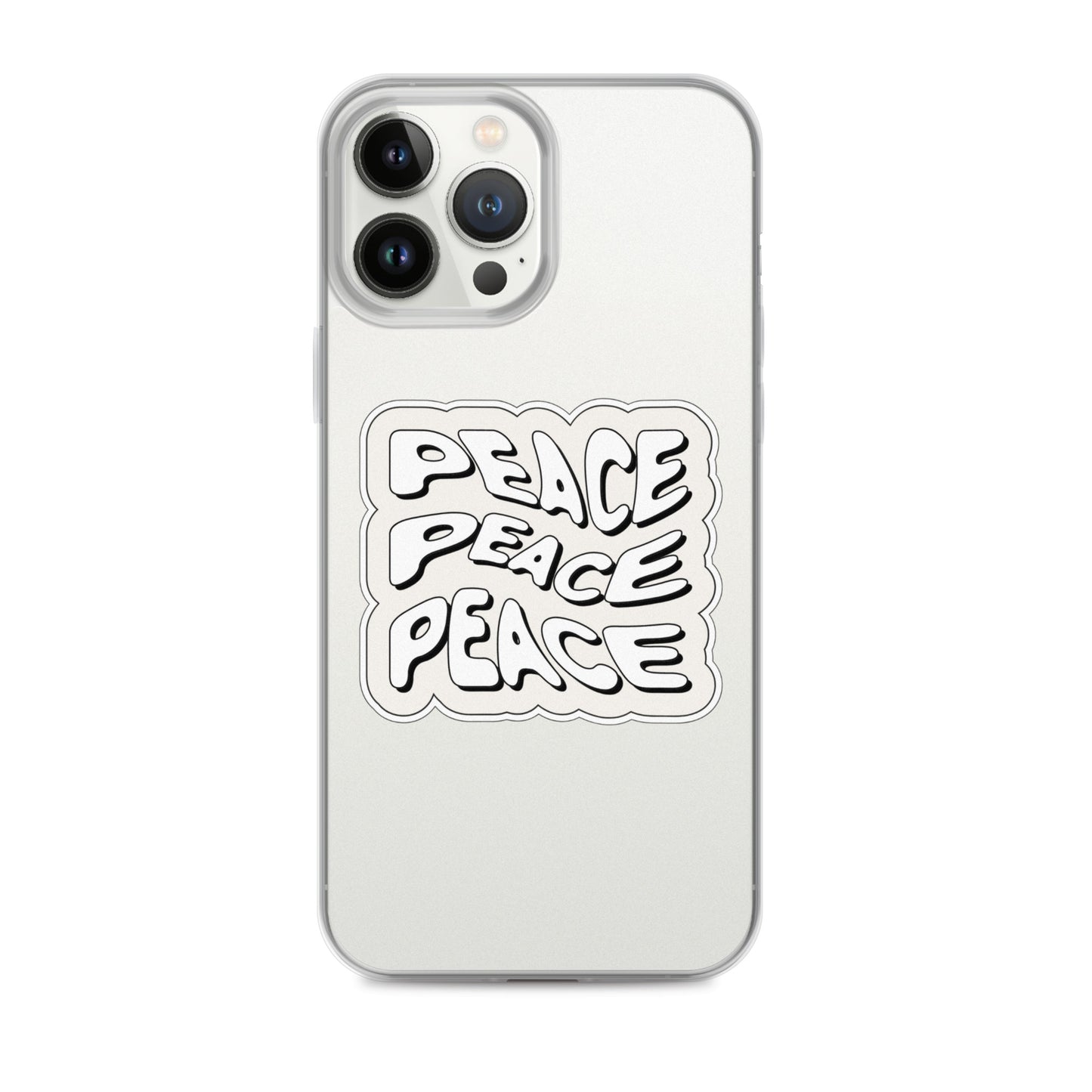 Peace x3 iPhone Case