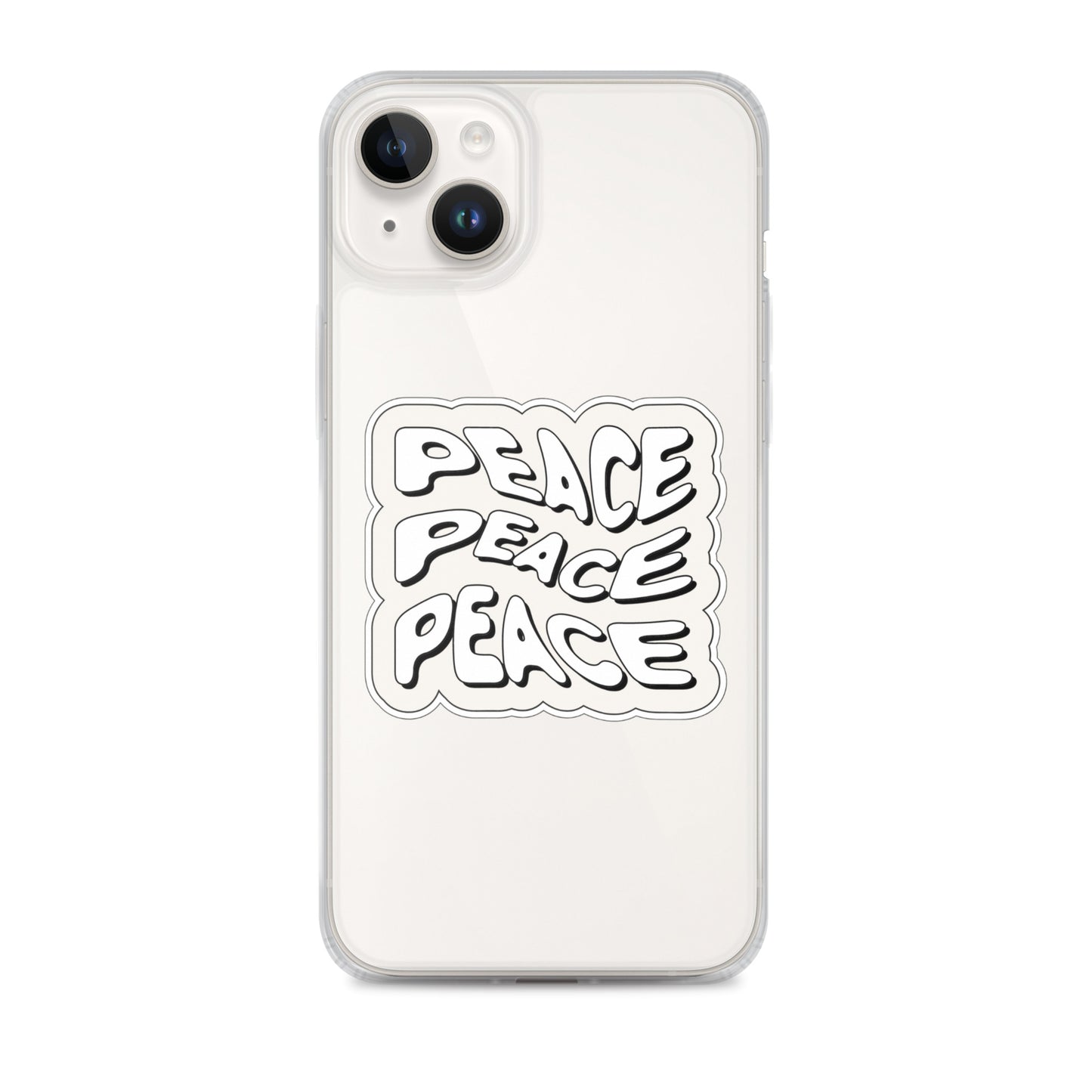 Peace x3 iPhone Case