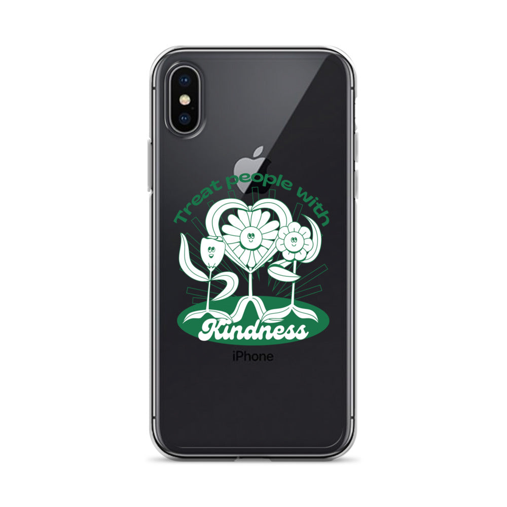 Treat People With Kindness iPhone Case