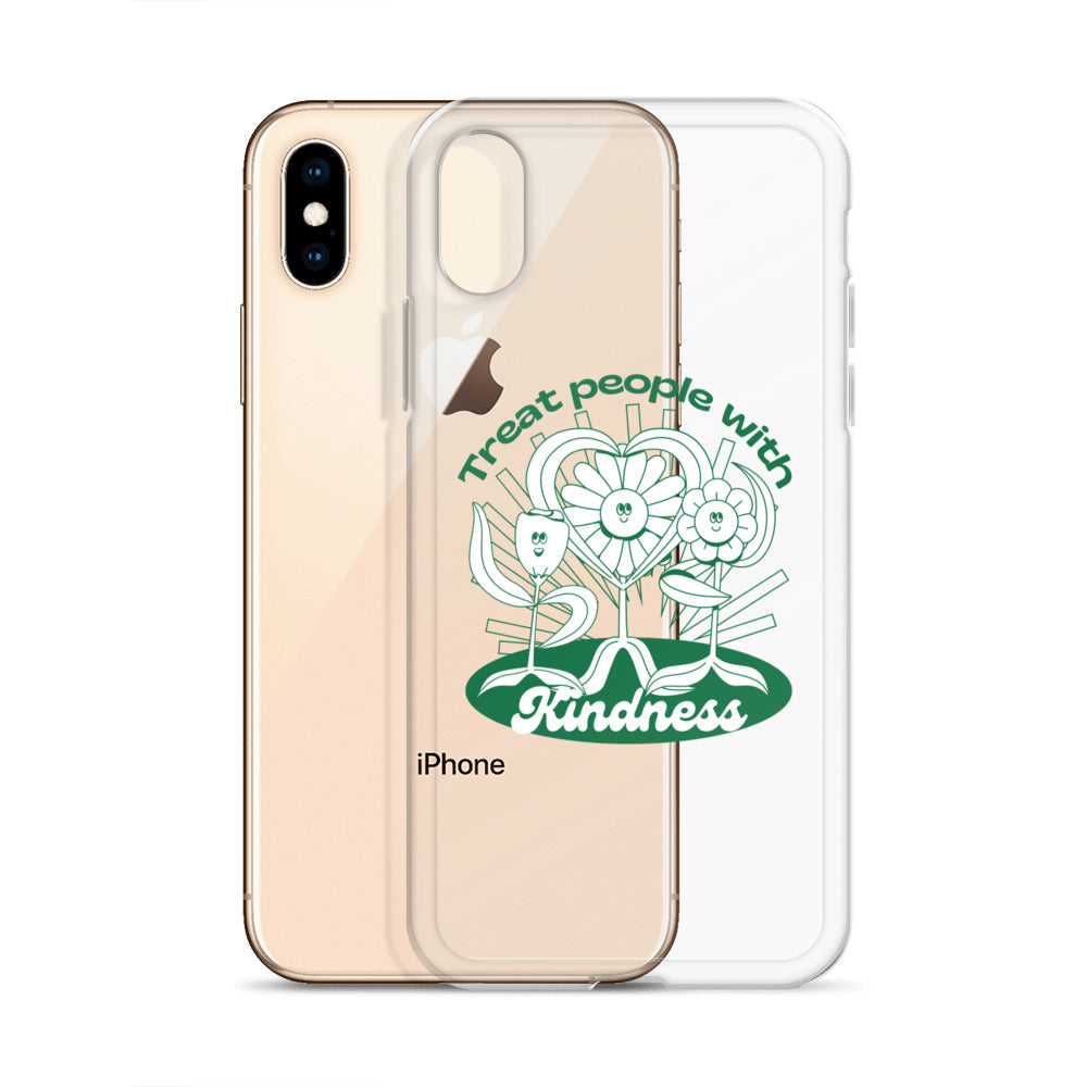 Treat People With Kindness iPhone Case