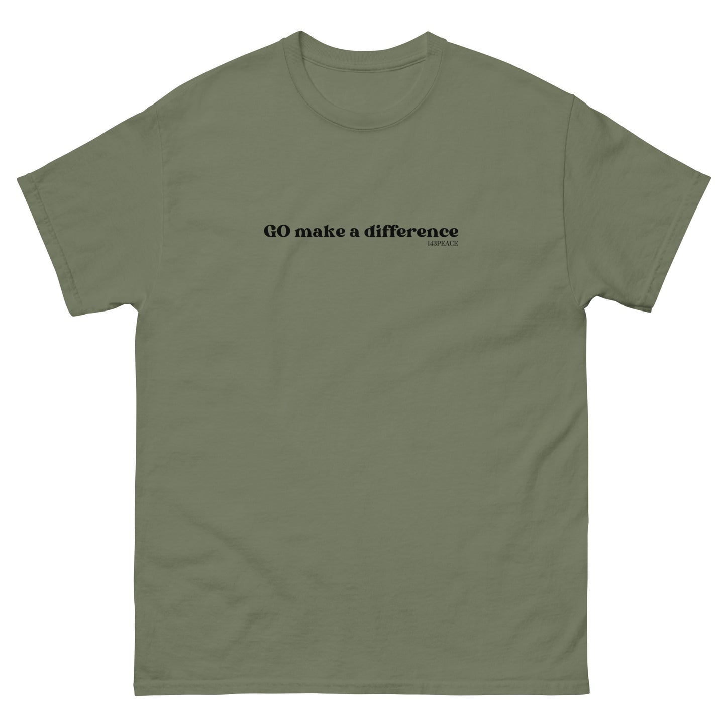 GO make a difference Men's classic tee