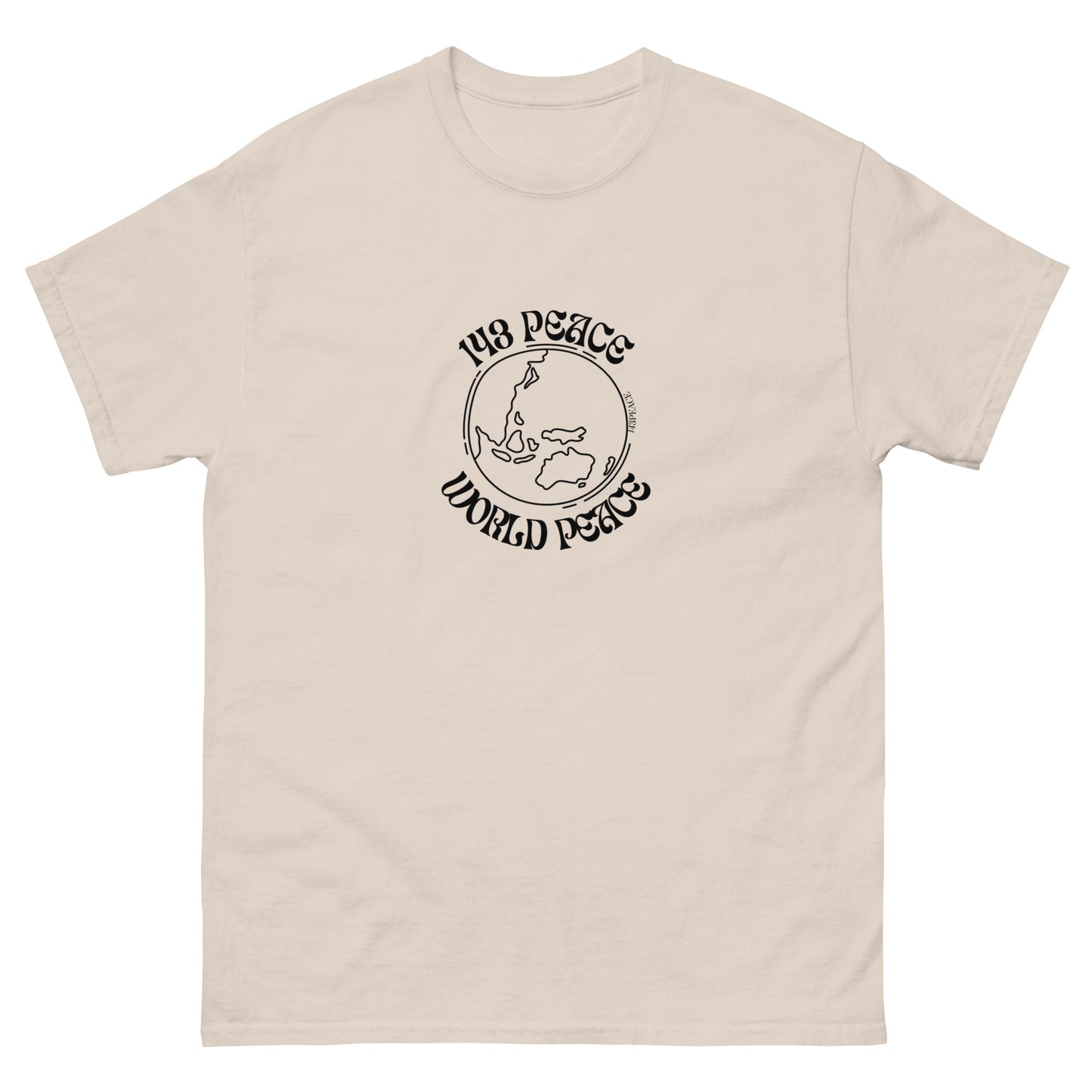 143 Peace/World Peace Men's classic tee