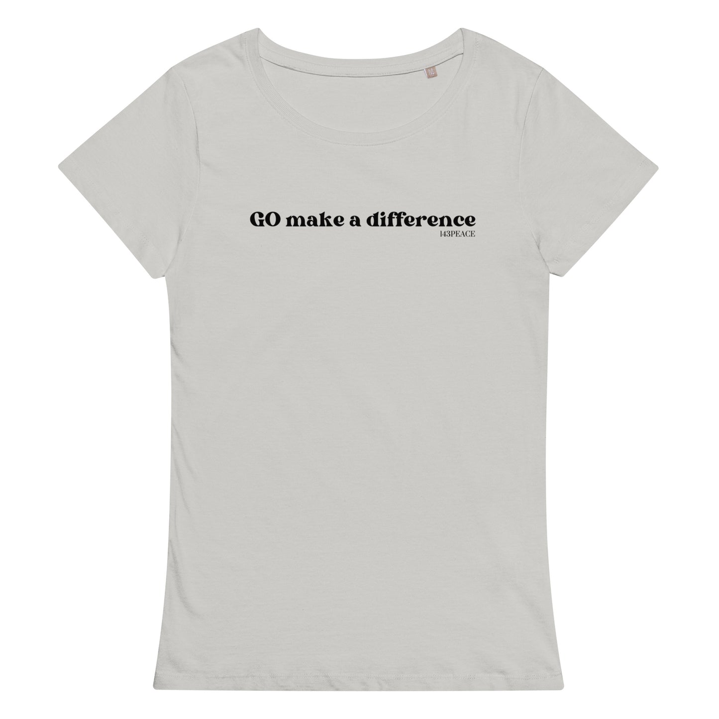 Go make a difference Women’s basic organic t-shirt