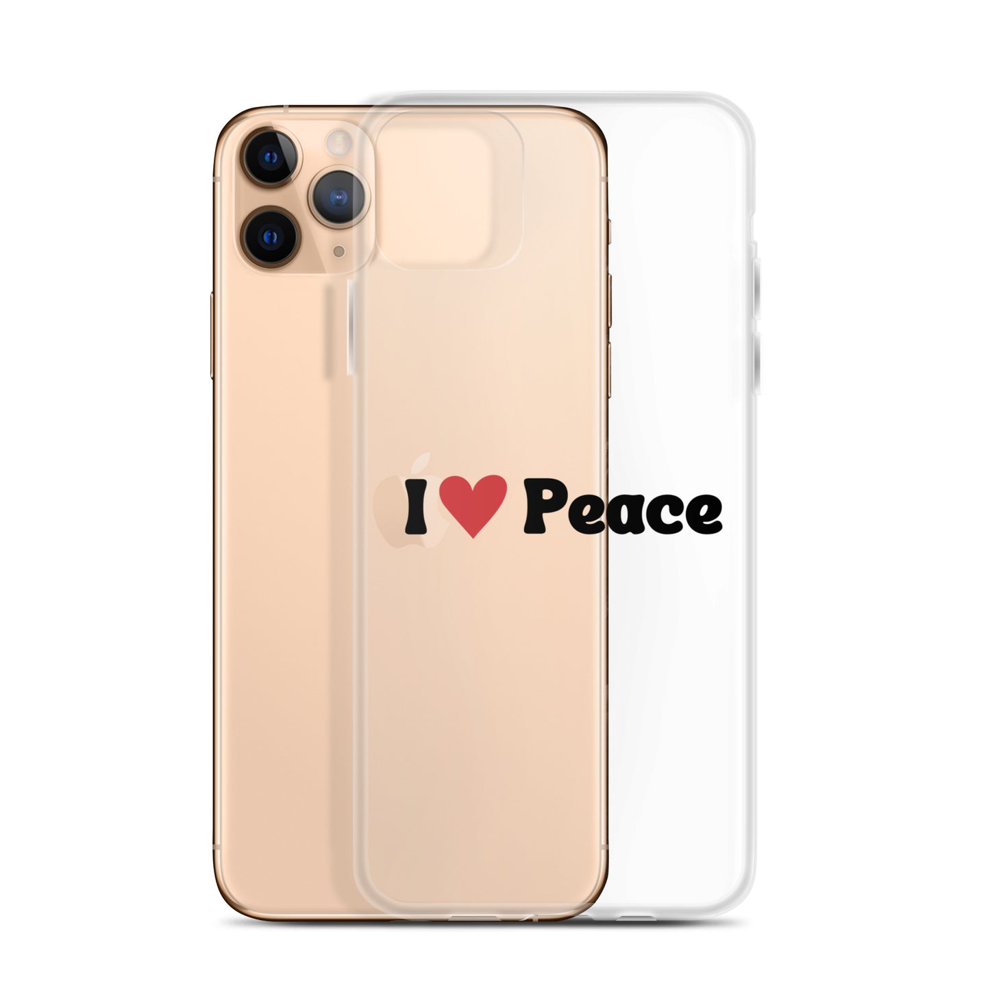 I love Peace Clear Case for iPhone®