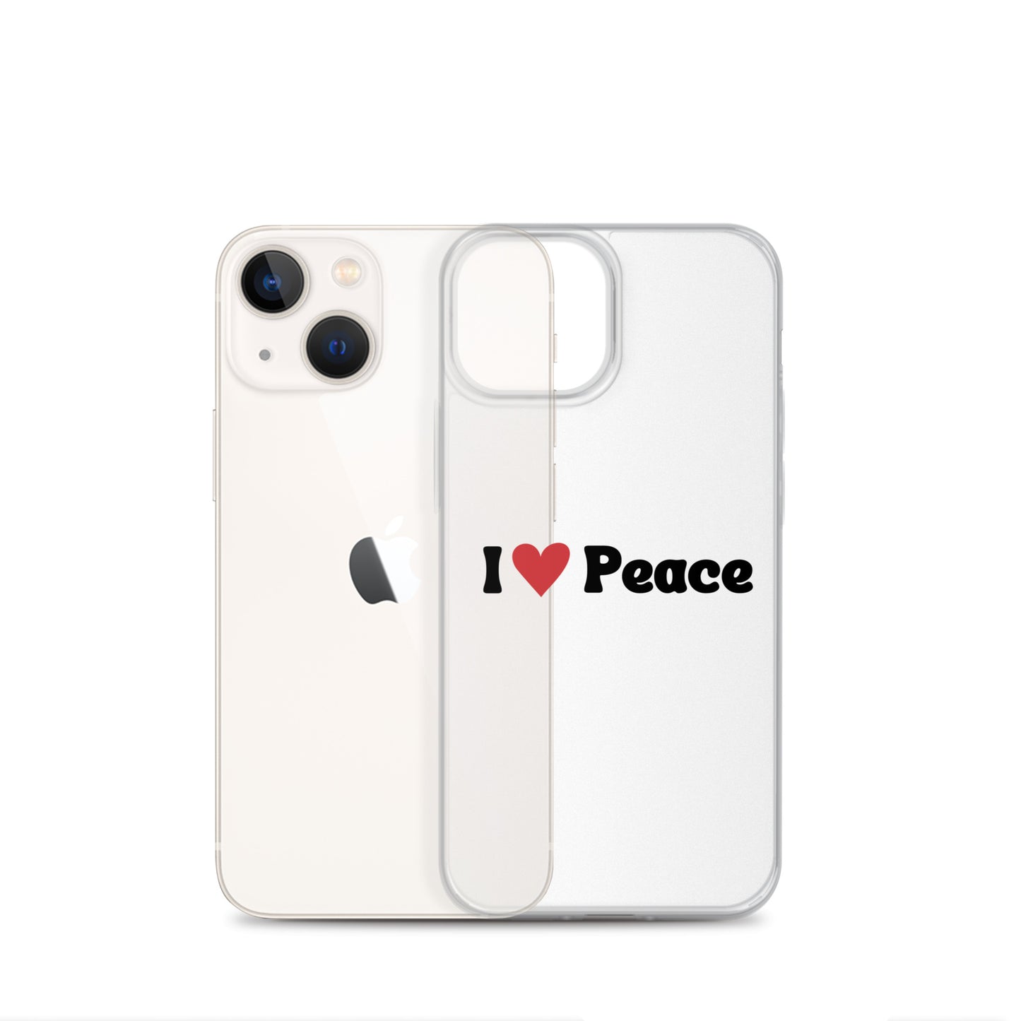 I love Peace Clear Case for iPhone®