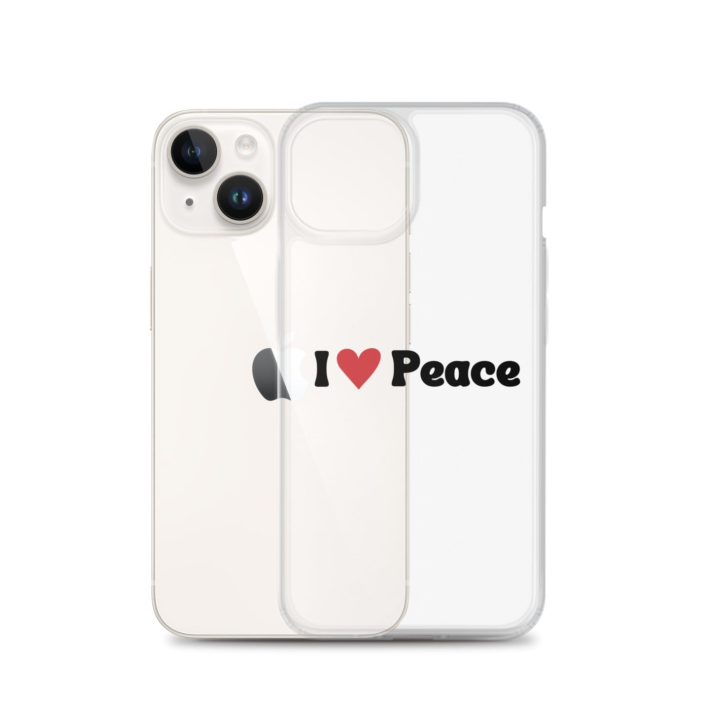 I love Peace Clear Case for iPhone®