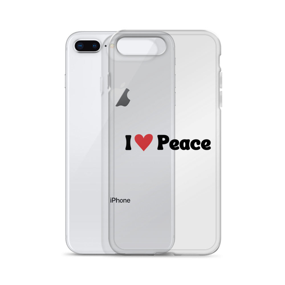 I love Peace Clear Case for iPhone®