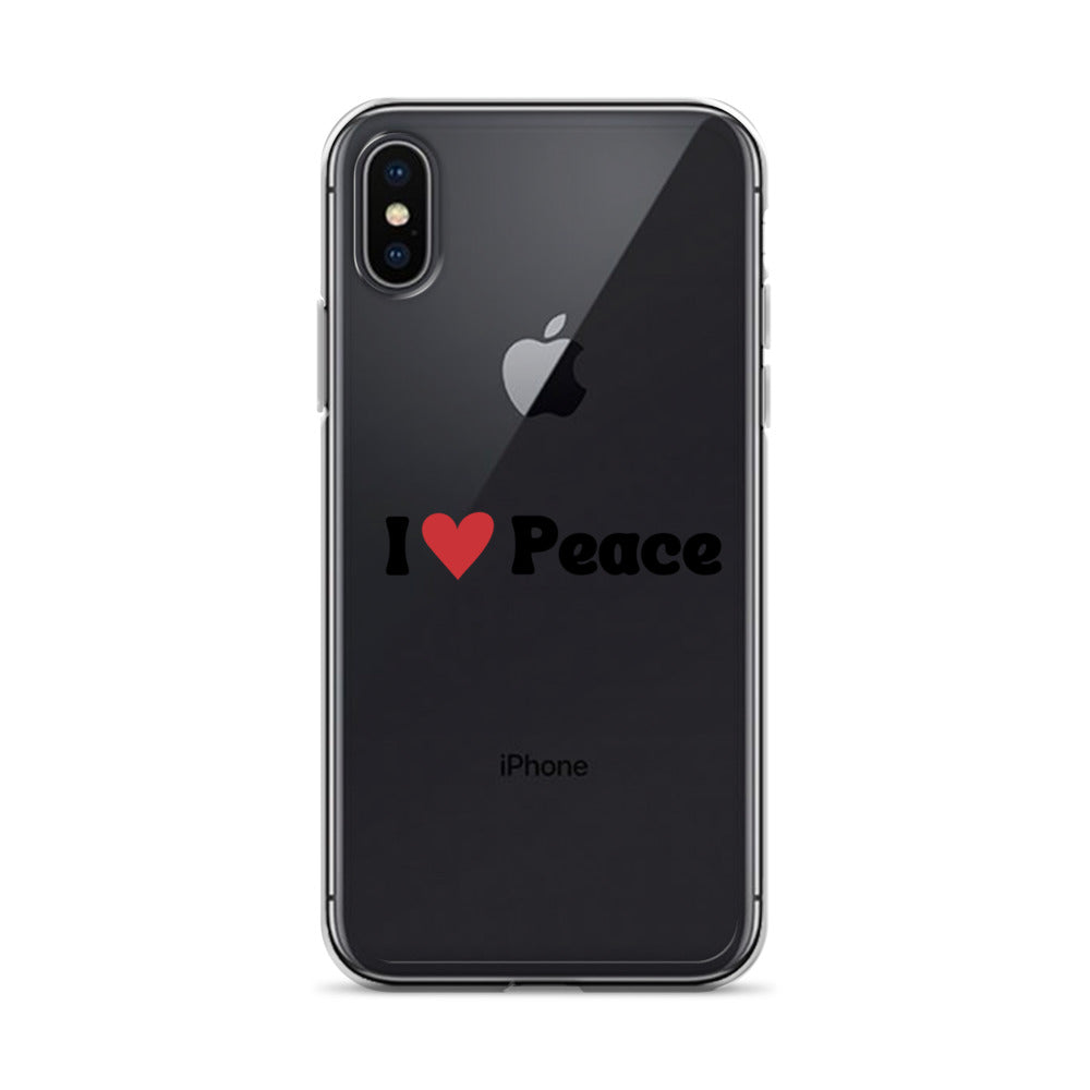 I love Peace Clear Case for iPhone®