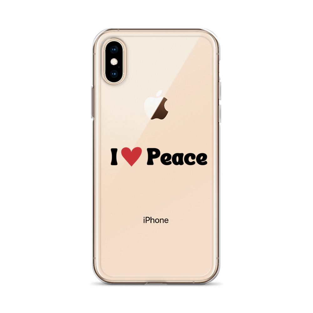 I love Peace Clear Case for iPhone®
