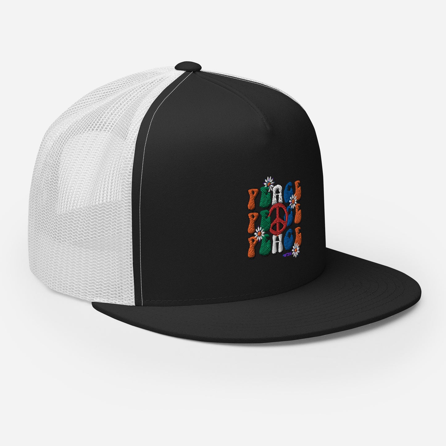 Peace x3 Trucker Cap