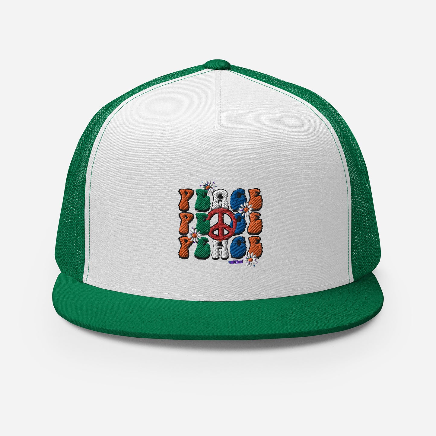 Peace x3 Trucker Cap