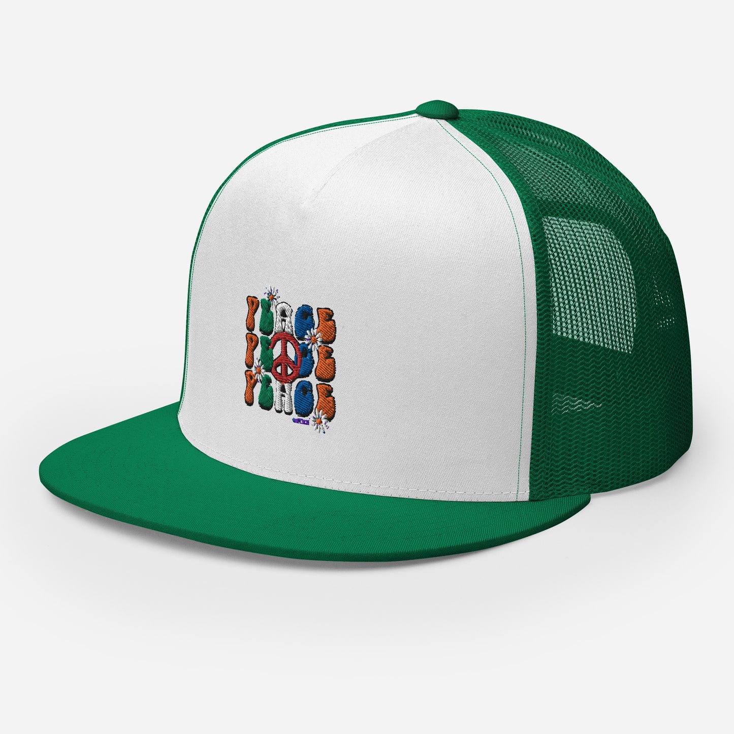 Peace x3 Trucker Cap