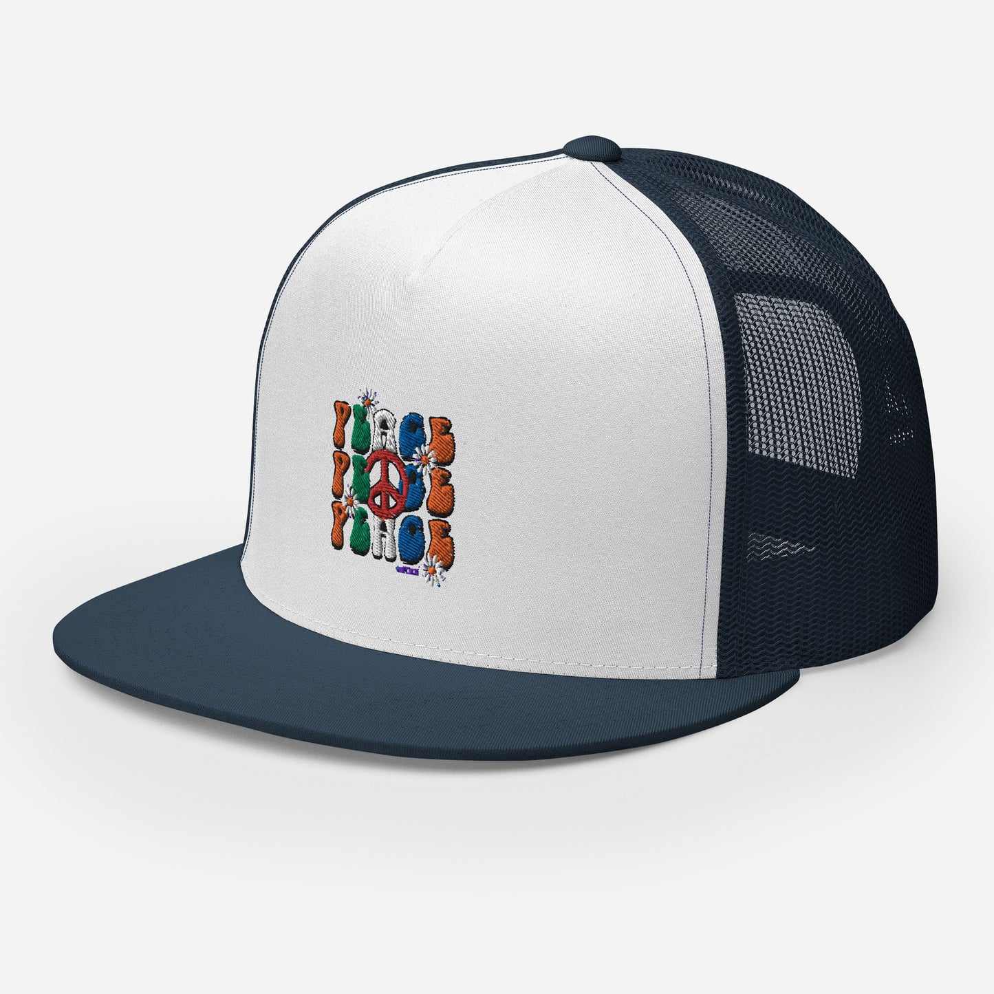 Peace x3 Trucker Cap