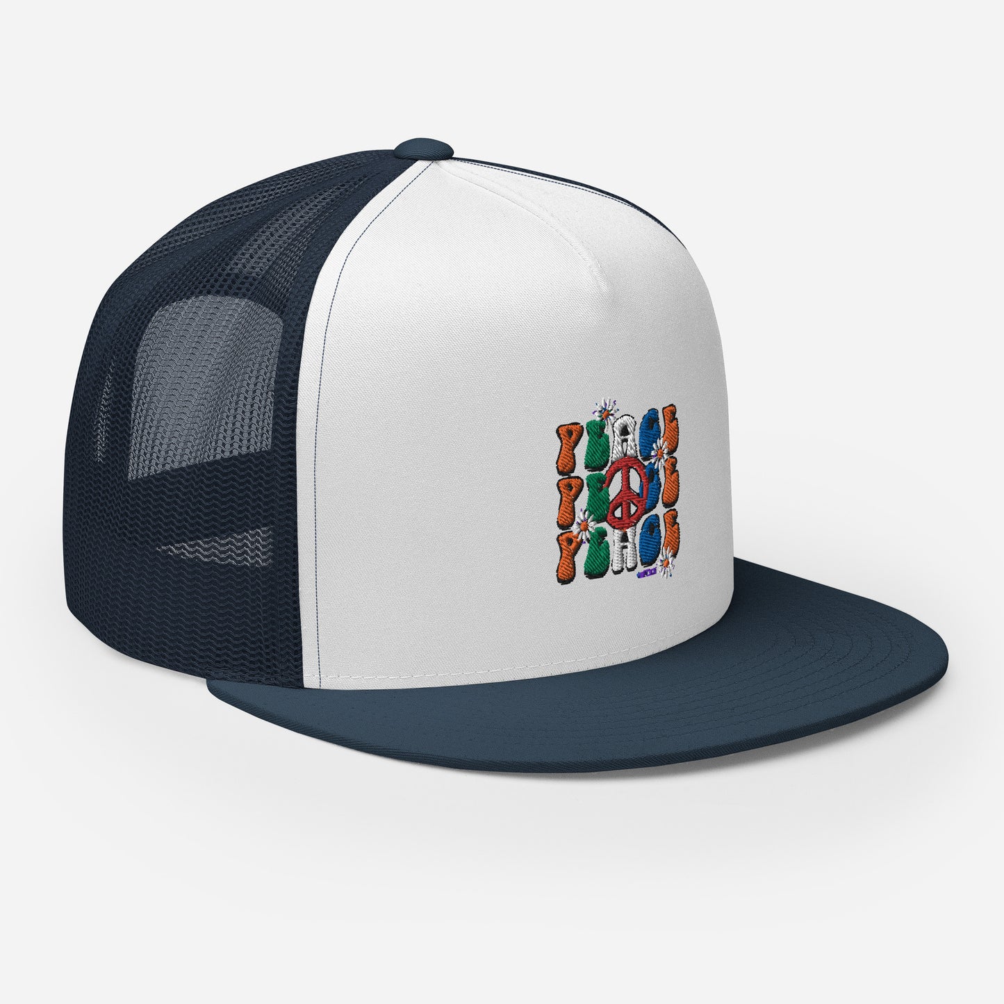 Peace x3 Trucker Cap