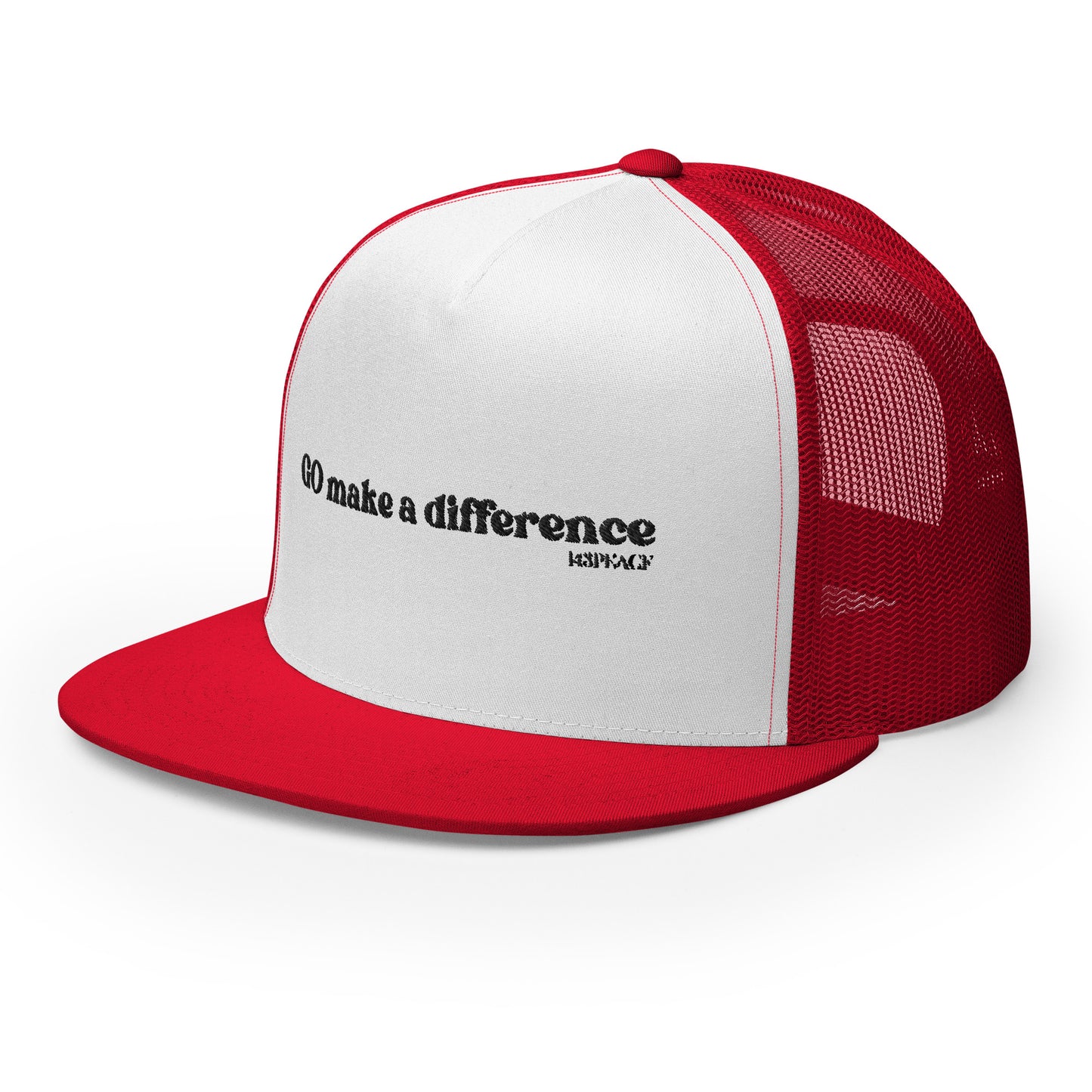 GO make a diffrence Trucker Cap
