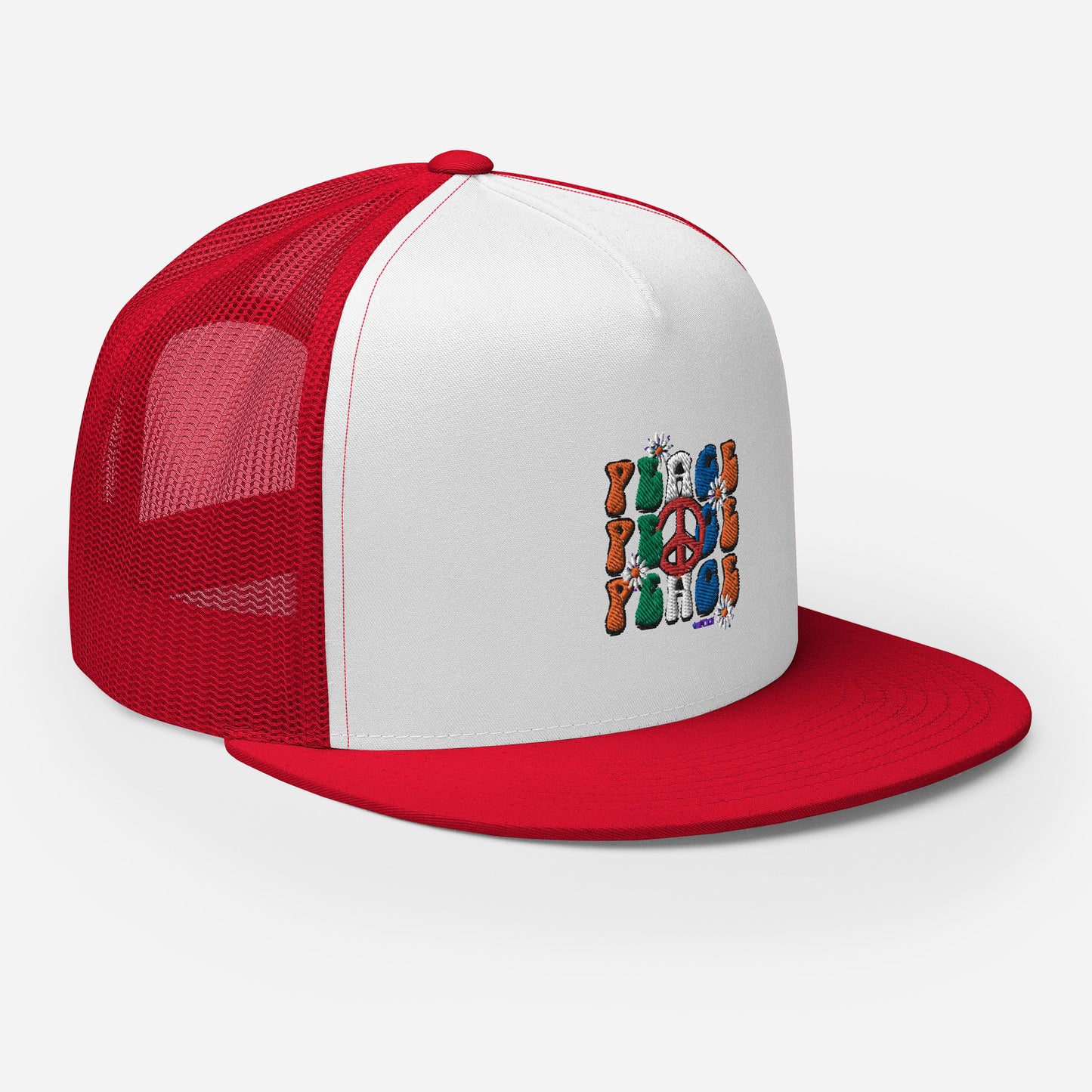 Peace x3 Trucker Cap