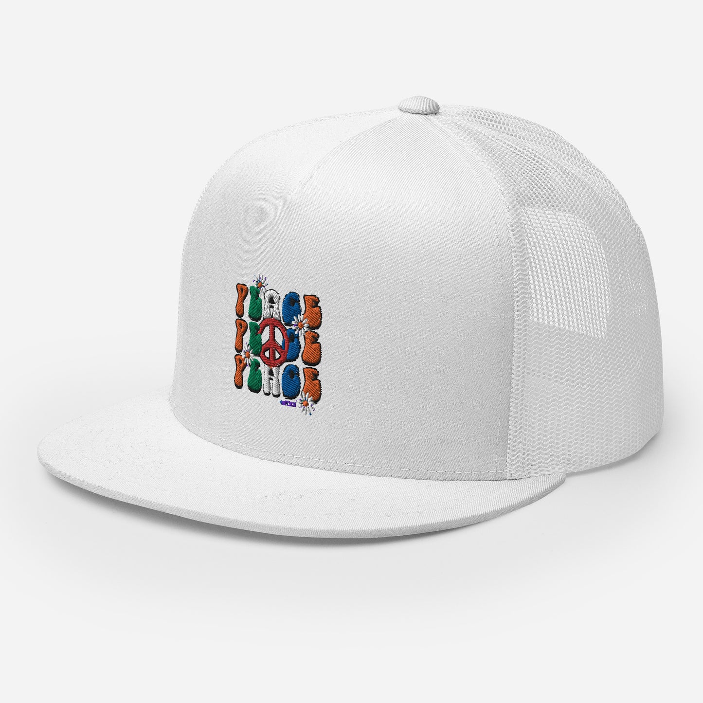 Peace x3 Trucker Cap