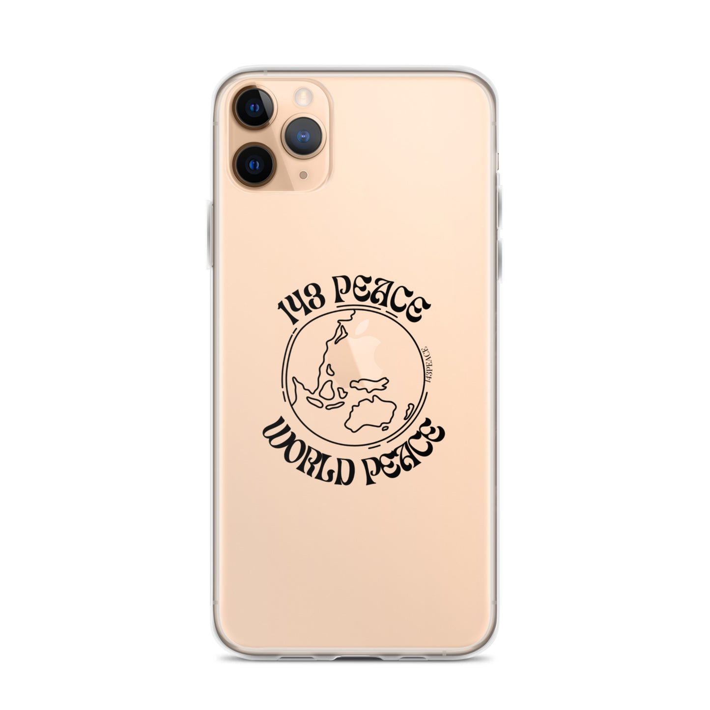 143 Peace/World Peace iPhone Case