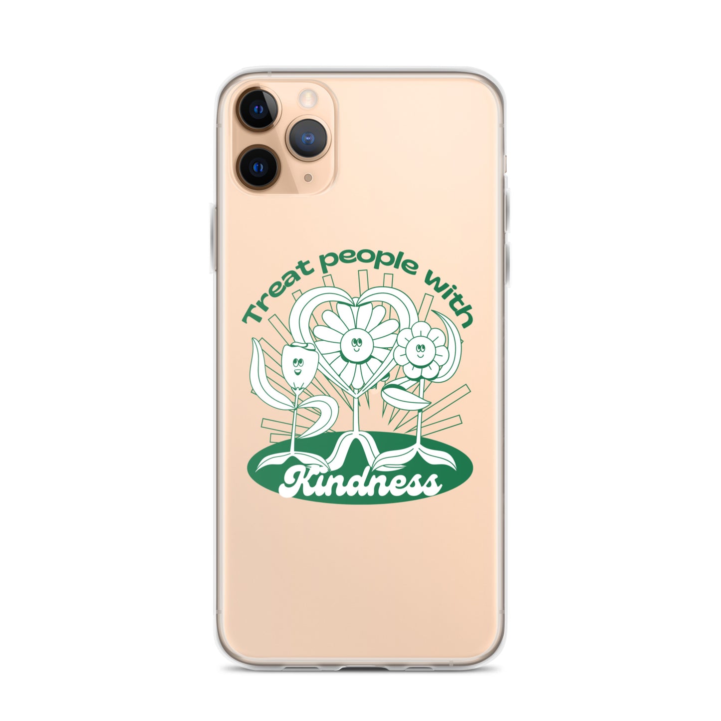 Treat People With Kindness iPhone Case