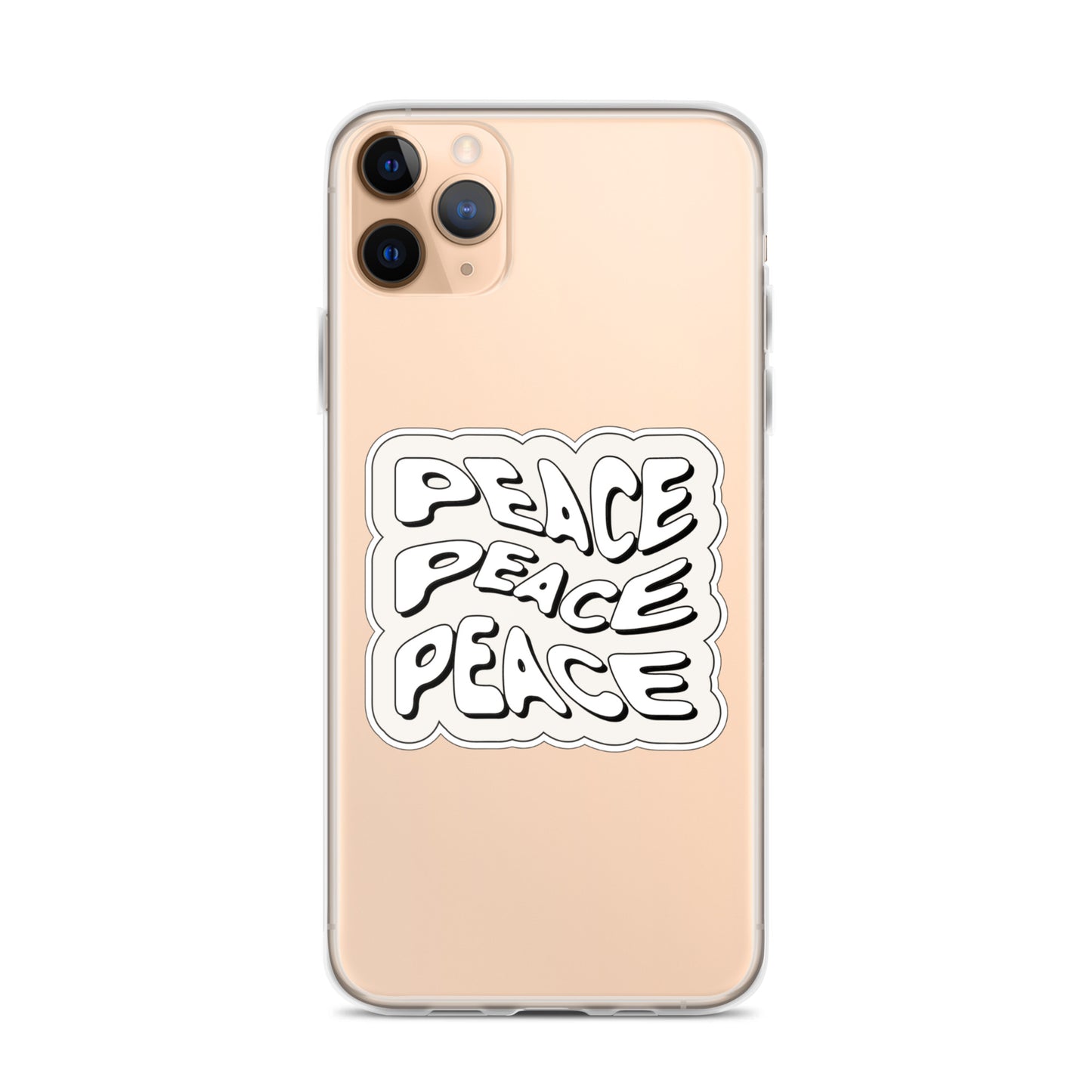 Peace x3 iPhone Case