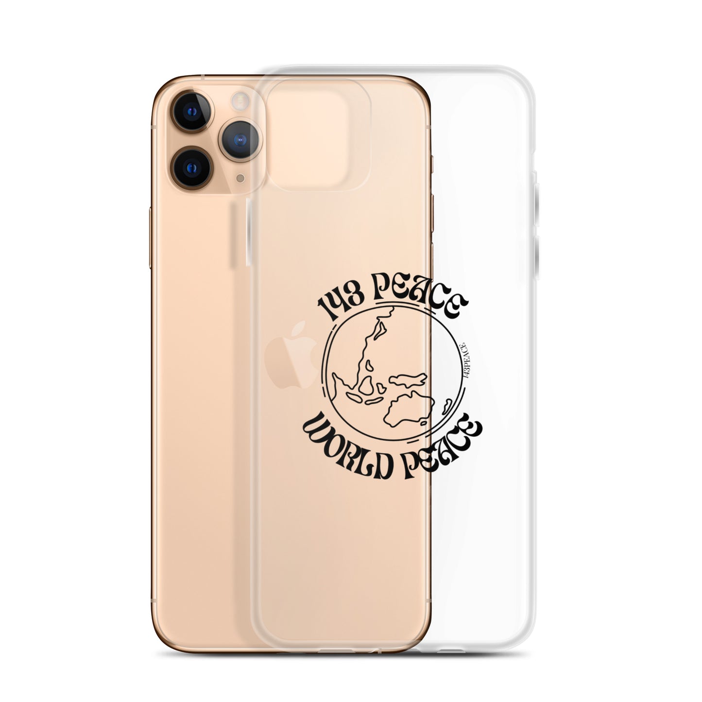 143 Peace/World Peace iPhone Case
