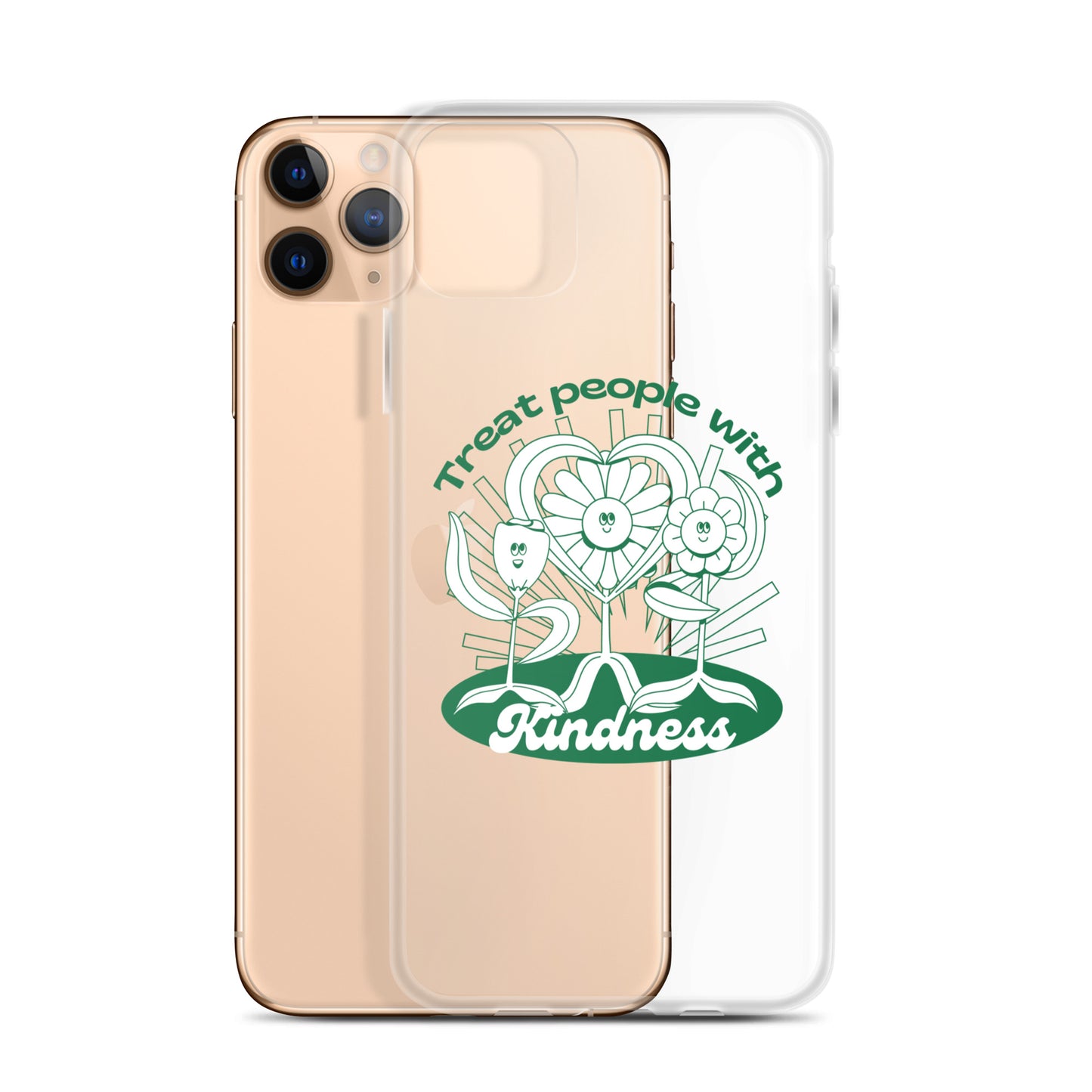 Treat People With Kindness iPhone Case