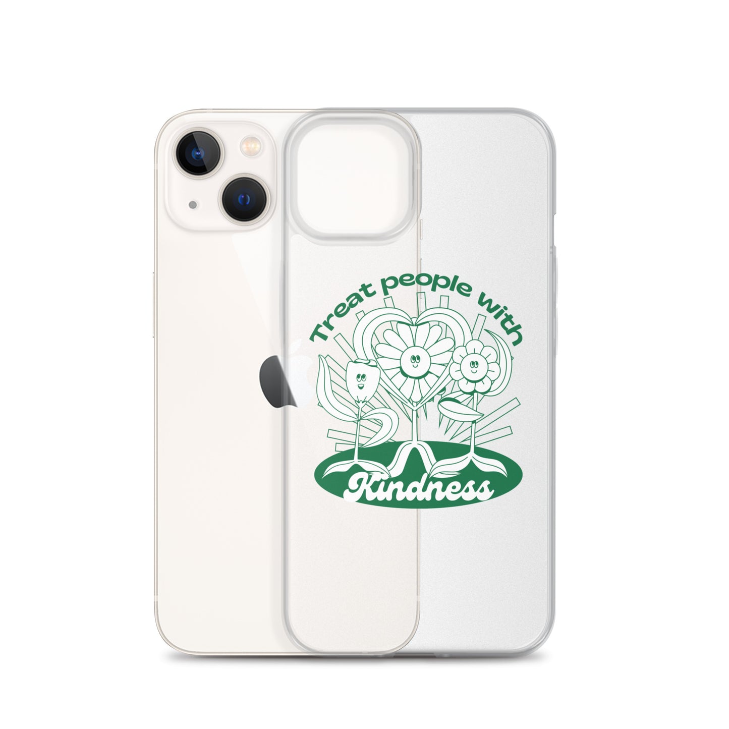 Treat People With Kindness iPhone Case