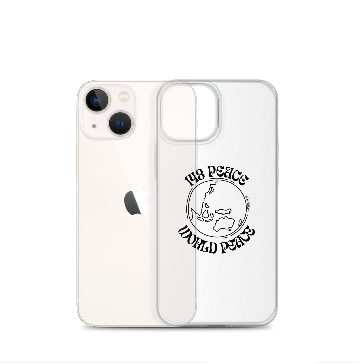 143 Peace/World Peace iPhone Case