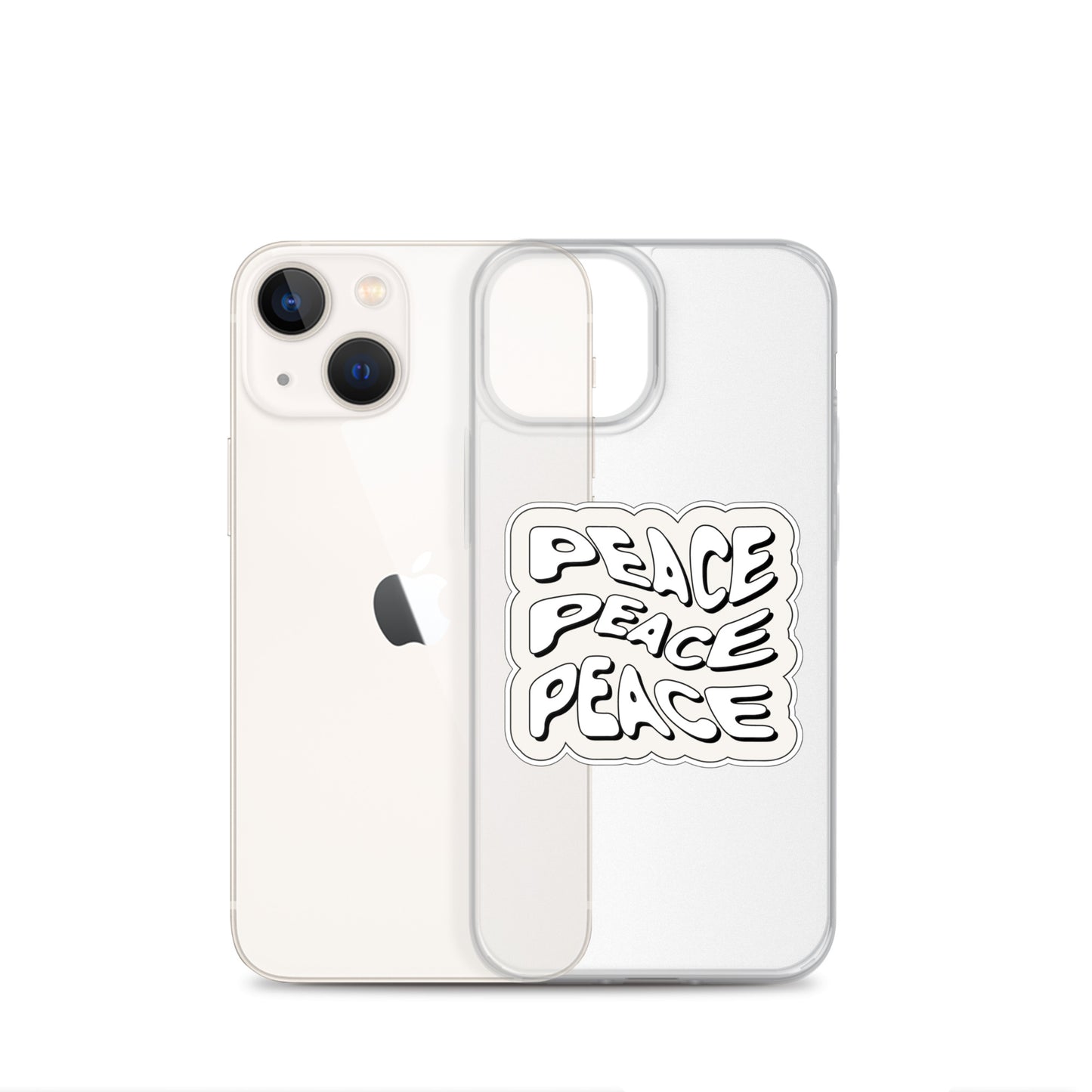 Peace x3 iPhone Case