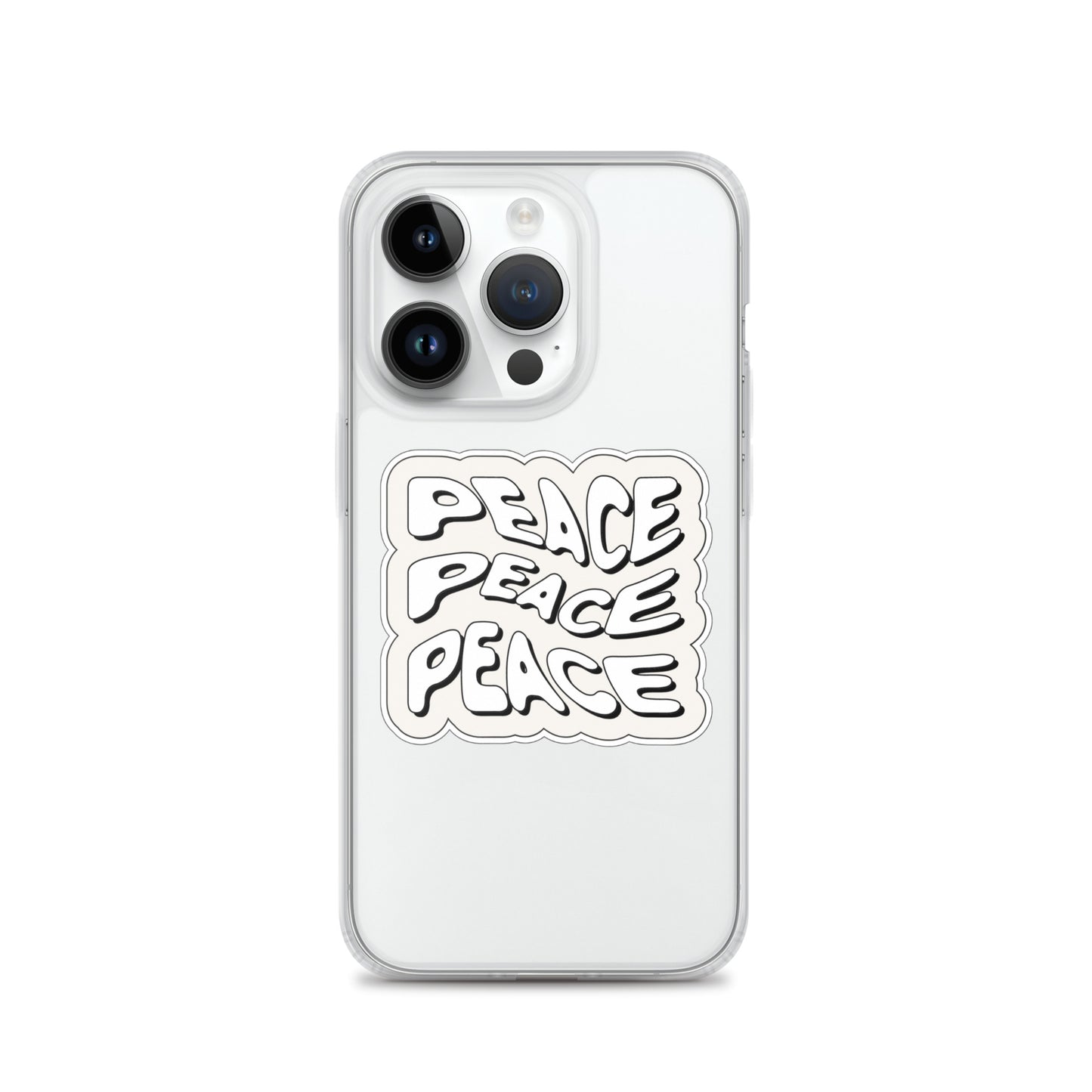 Peace x3 iPhone Case