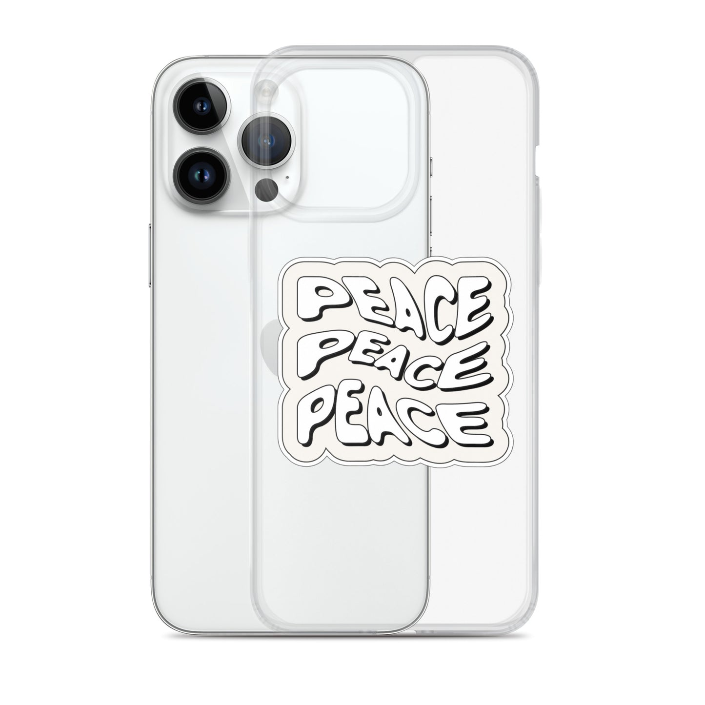 Peace x3 iPhone Case