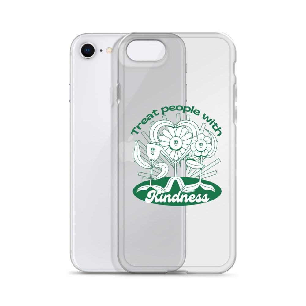 Treat People With Kindness iPhone Case
