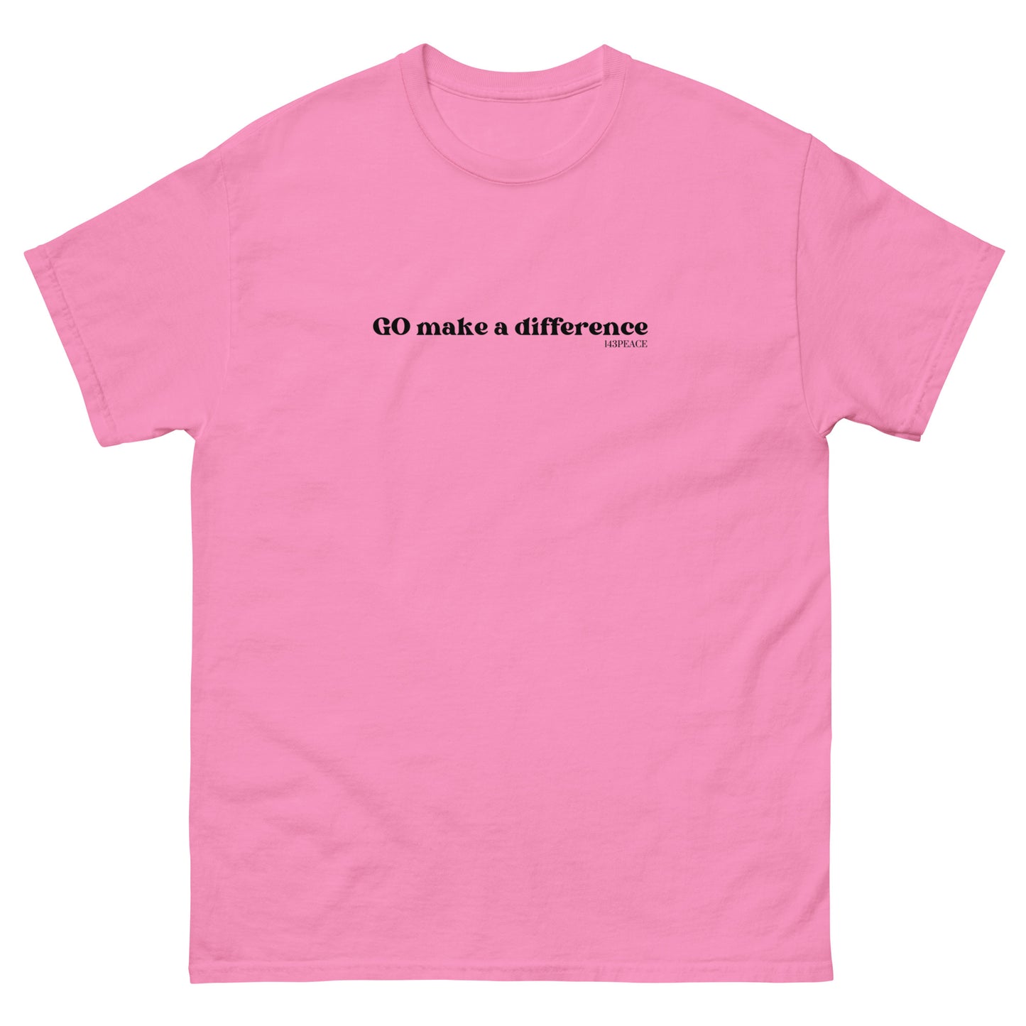 GO make a difference Men's classic tee